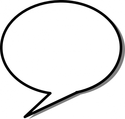 Clipart speech bubble