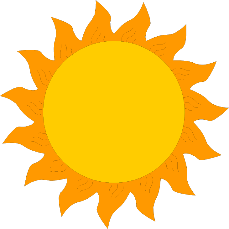 Cute Happy Sun Clipart