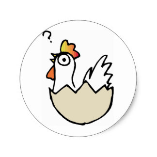 Chicken Caricature Stickers | Zazzle