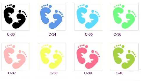 Free baby footprint clipart