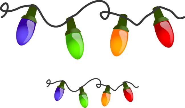 Glitter christmas bulb clipart