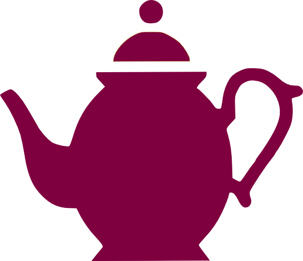 Purple clipart tea kettle