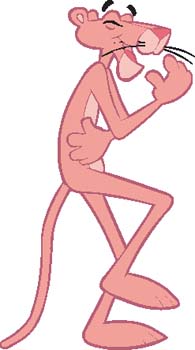 Pink Panther 007 Free Vector