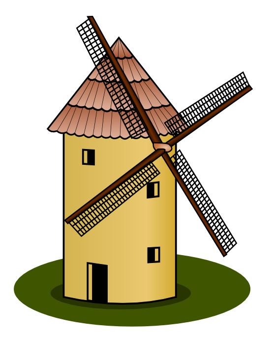 Free Windmill Clip Art