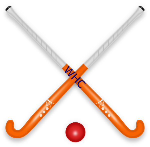 hockey bat and ball drawing