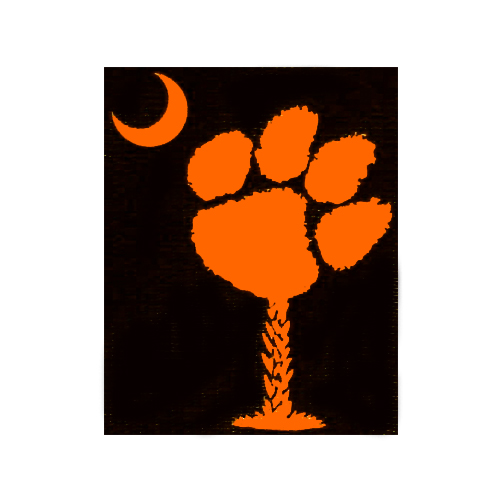 Palmetto Tiger Paw Decal | MonsterMarketplace.