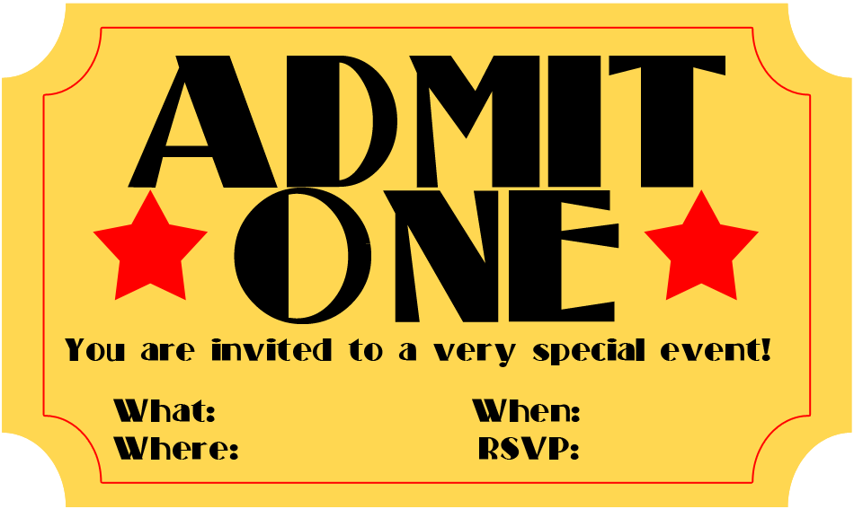 1000+ images about Movie Invitations