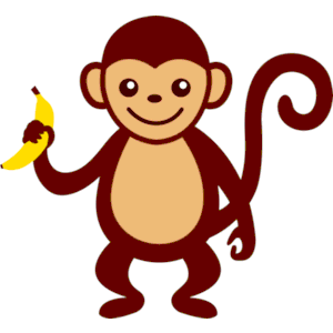 Pics For > Monkey Banana Cartoon