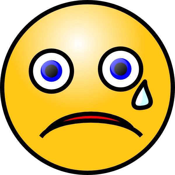 Crying Smiley Clip Art - vector clip art online ...