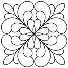 Quilting Free Motion Designs | Quilting, Stencil and Qui…