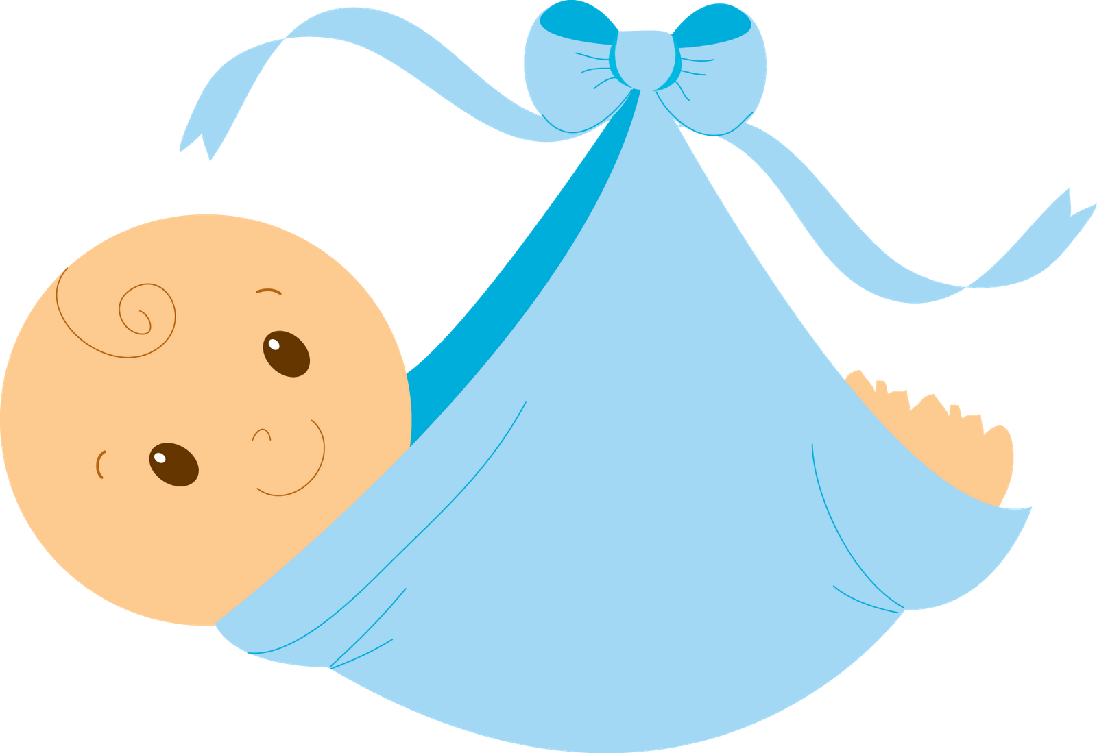 Blue Booties Clipart