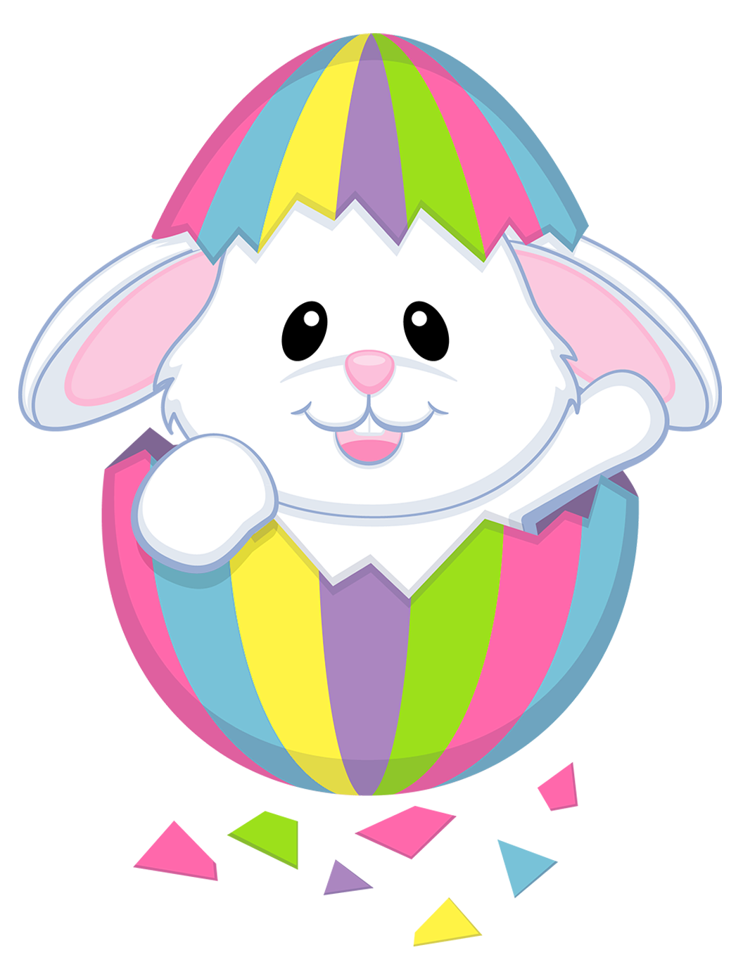 Easter bunny cute clipart free