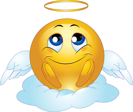 Gallery For > Smiley Face Angel Clipart