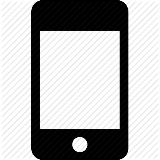 Mobile cell phone icon clipart