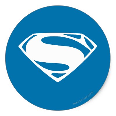 Batman v Superman White Logo Rectangular Sticker | Zazzle