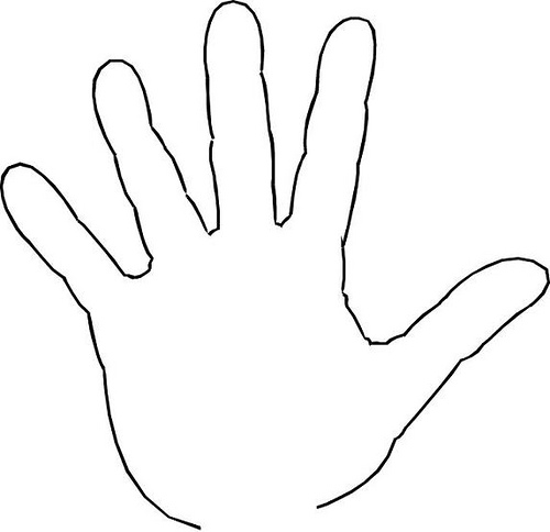 Hand Outline | Flickr - Photo Sharing! - ClipArt Best - ClipArt ...