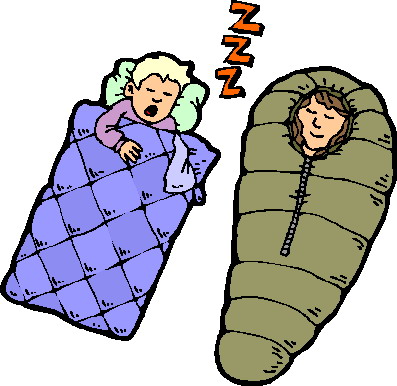 People Sleeping Clipart