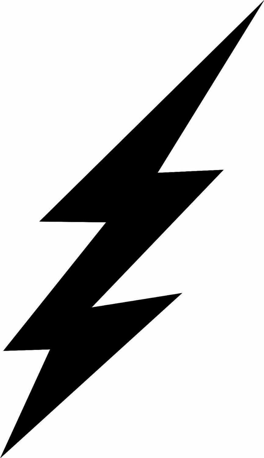 Free Printable Lightning Bolt Download Free Printable Lightning Bolt