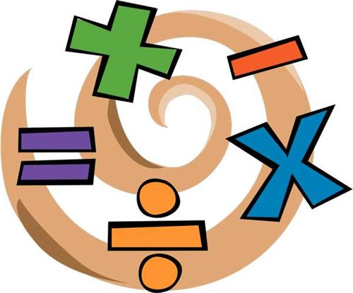 Math operations clipart cute