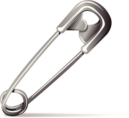 Safety Pin Clip Art, Vector Images & Illustrations