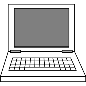 Laptop free to use clip art