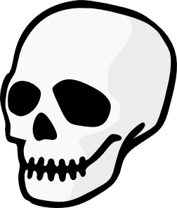 Clipart skull angry