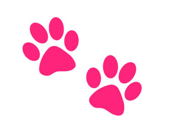 dog paw diecuts – Etsy