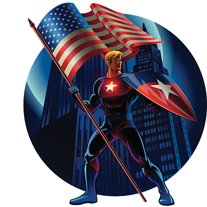 Captain America Clip Art, Vector Images & Illustrations