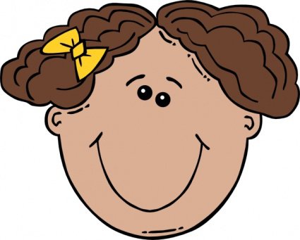 Clipart kids faces