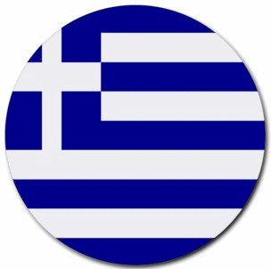 Greece Flag Round Mouse Pad Mouse Mat: Amazon.co.uk: Kitchen & Home