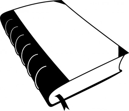 Image of Book Clipart #1036, Open Book Outline Clipart Free ...