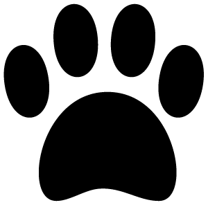 Silhouette Design Store - View Design #2189: paw print - ClipArt ...