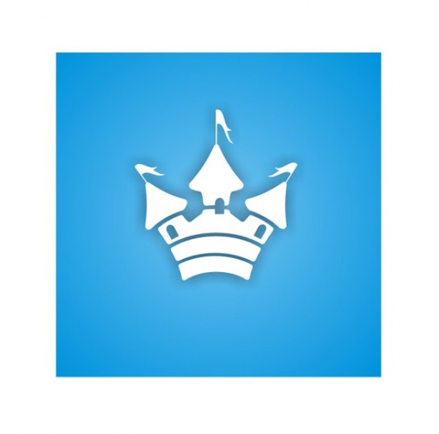 Cute castle vector icon design | Download free Vector