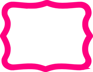 Hot Pink Frame Clip Art - vector clip art online ...