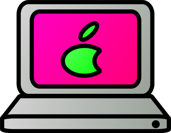 MacBook Laptop - vector Clip Art