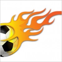 SOCCER BALL ON FIRE - ClipArt Best