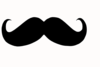 Moustache Mustache - vector clip art online, royalty free & public ...