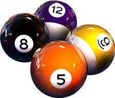 Pool Balls, Snooker Balls, and Accessories