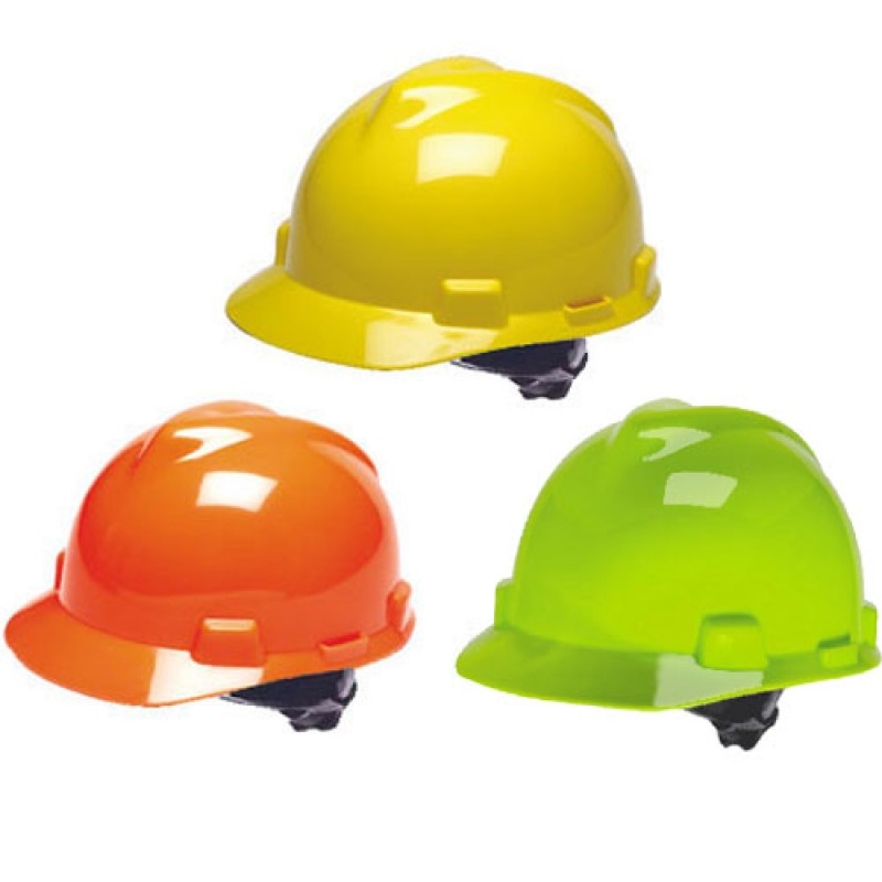 MSA Colored V-Gard Hard Hats