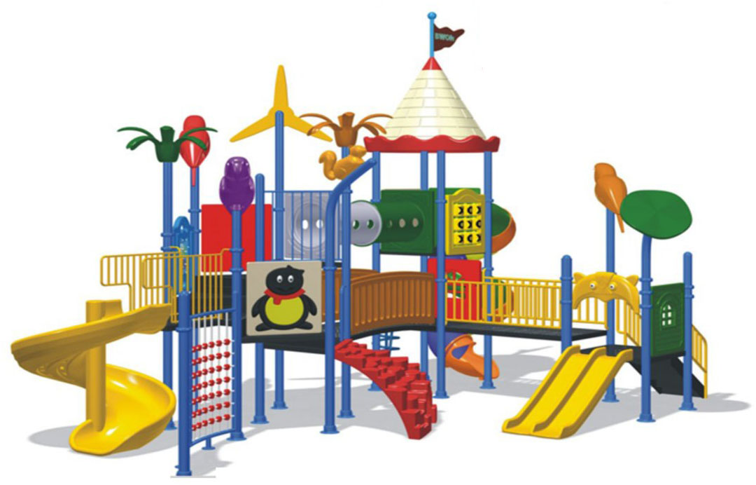 Clipart of school playground with kids