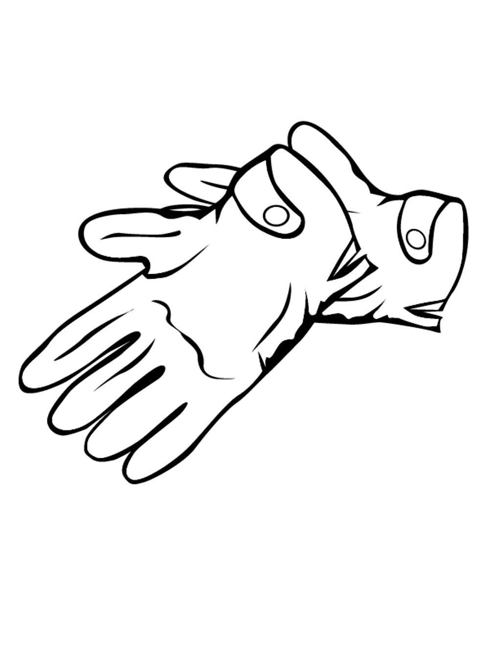 Резиновые перчатки раскраска
