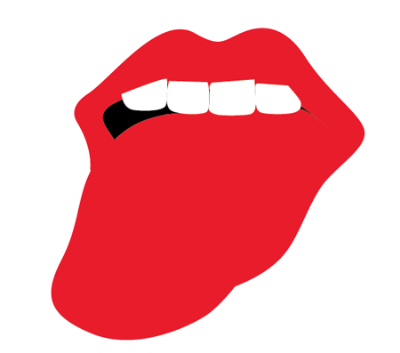 Rolling stones tongue clipart - ClipartFox