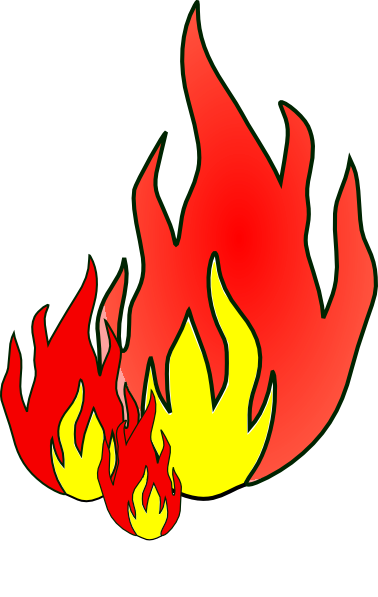 Flames racing flame clip art at clker vector 2