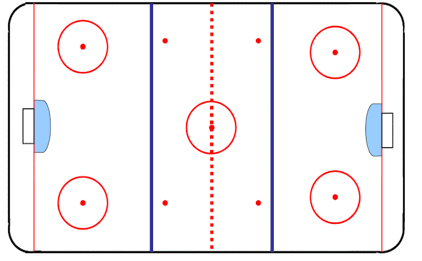 Hockey rink clipart