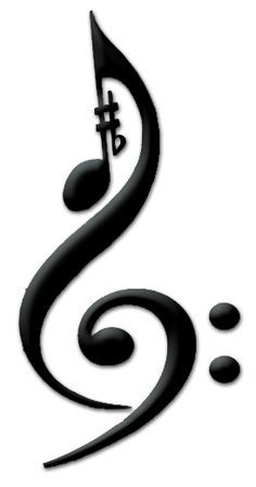 Treble clef, Treble clef tattoo and Tattoo ideas