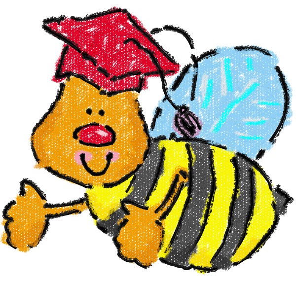 Graduation Bees Clip Art - ClipArt Best
