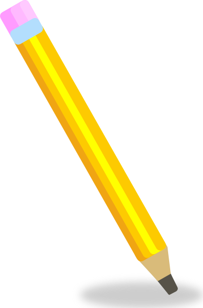 Pencil clipart cartoon