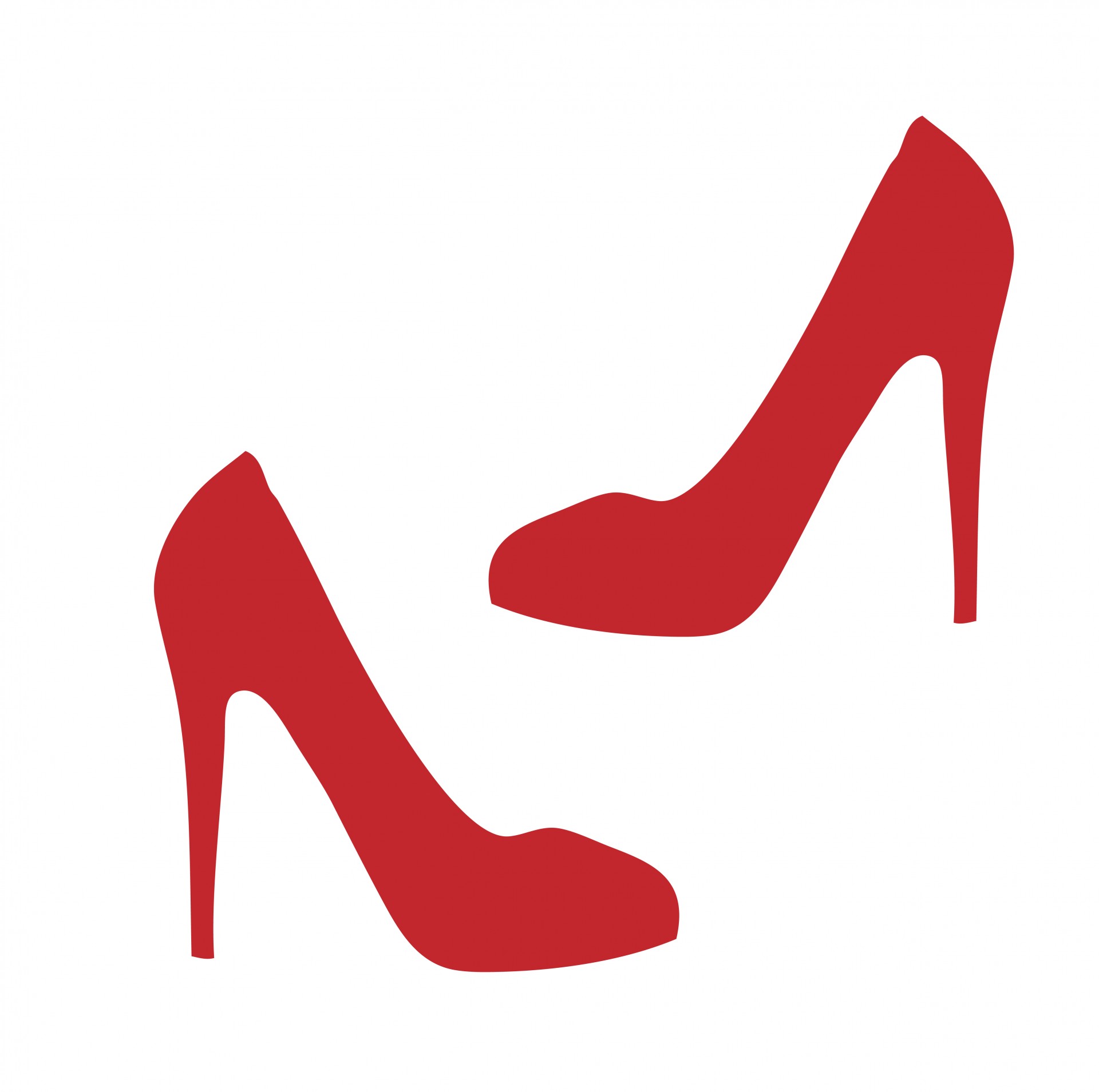 Classy christian woman in heels clipart