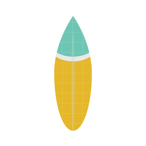 Surfboard outline clipart jpeg