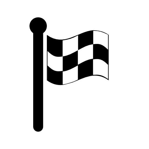 Collection of chequered flag icons free download